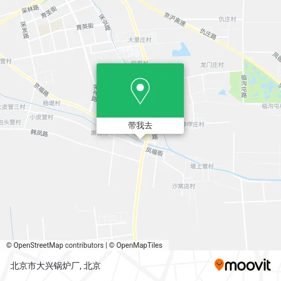 北京市大兴锅炉厂地图