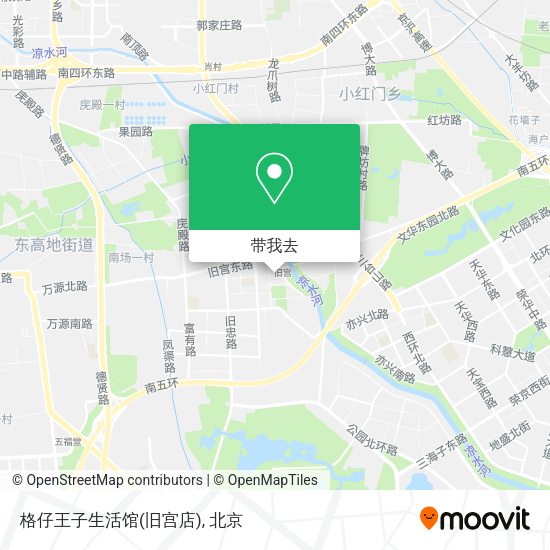 格仔王子生活馆(旧宫店)地图