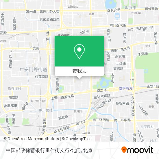 中国邮政储蓄银行里仁街支行-北门地图