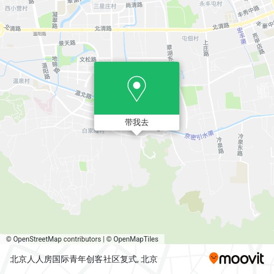 北京人人房国际青年创客社区复式地图
