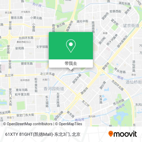 61XTY 81GHT(凯德Mall)-东北3门地图