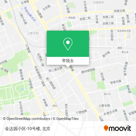 金达园小区-10号楼地图