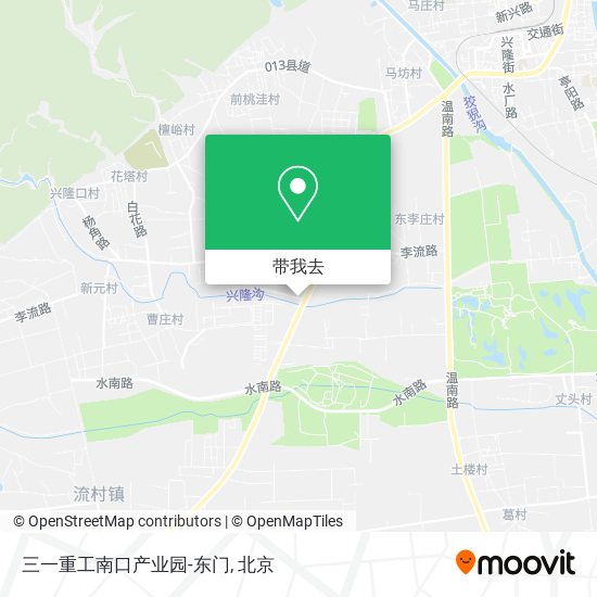 三一重工南口产业园-东门地图