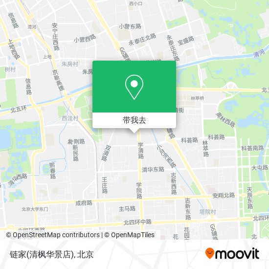 链家(清枫华景店)地图