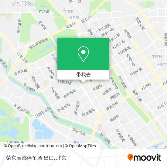 荣京丽都停车场-出口地图