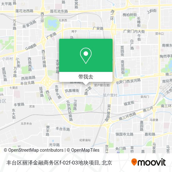 丰台区丽泽金融商务区f-02f-03地块项目地图