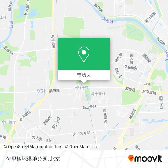 何里栖地湿地公园地图