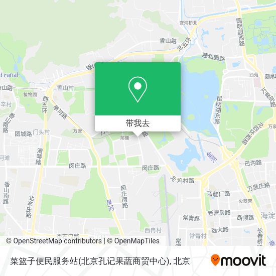 菜篮子便民服务站(北京孔记果蔬商贸中心)地图