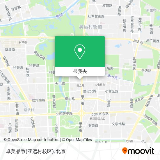卓美品致(亚运村校区)地图