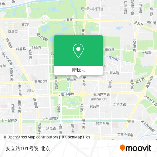 安立路101号院地图