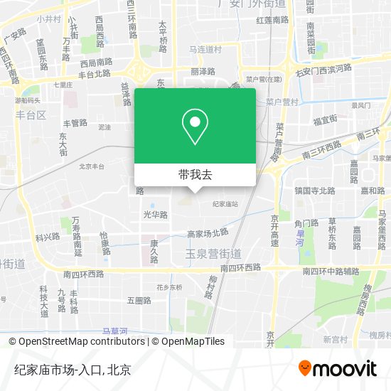 纪家庙市场-入口地图