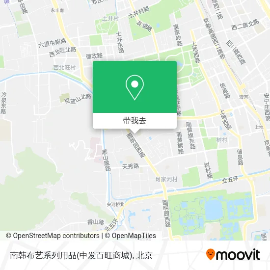 南韩布艺系列用品(中发百旺商城)地图
