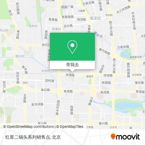 红星二锅头系列销售点地图