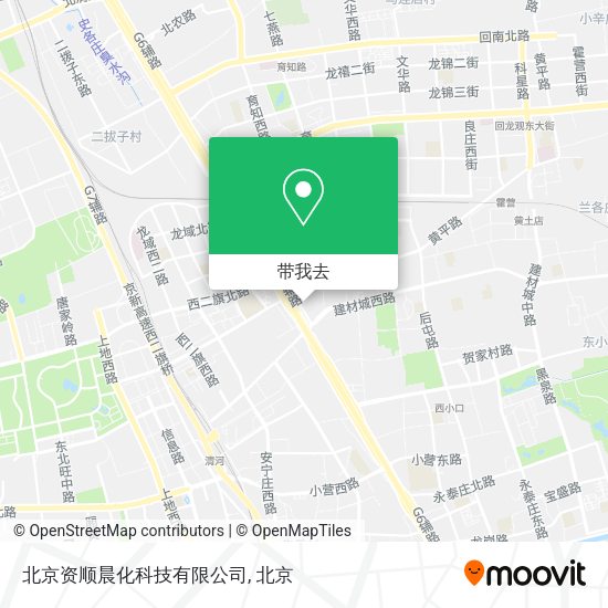 北京资顺晨化科技有限公司地图
