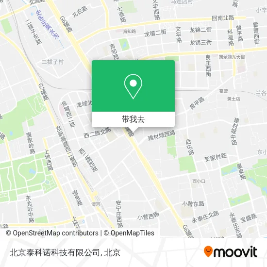 北京泰科诺科技有限公司地图