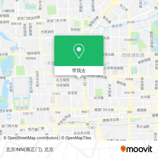 北京INN(南正门)地图