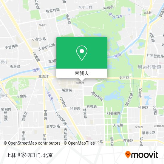 上林世家-东1门地图