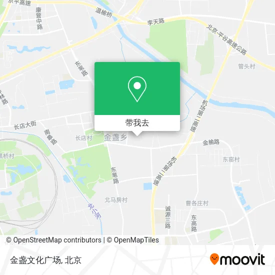 金盏文化广场地图