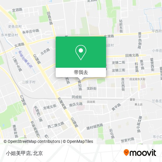小姐美甲店地图