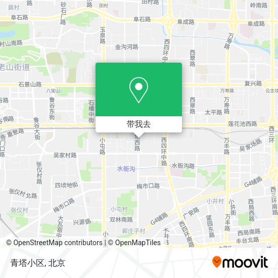 青塔小区地图