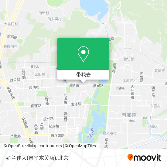 娇兰佳人(昌平东关店)地图