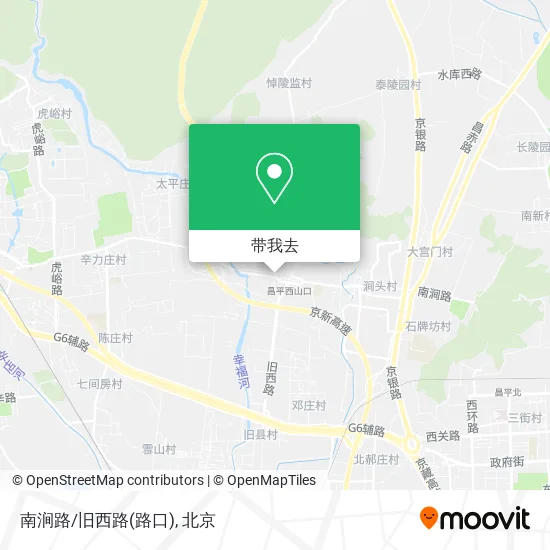 南涧路/旧西路(路口)地图