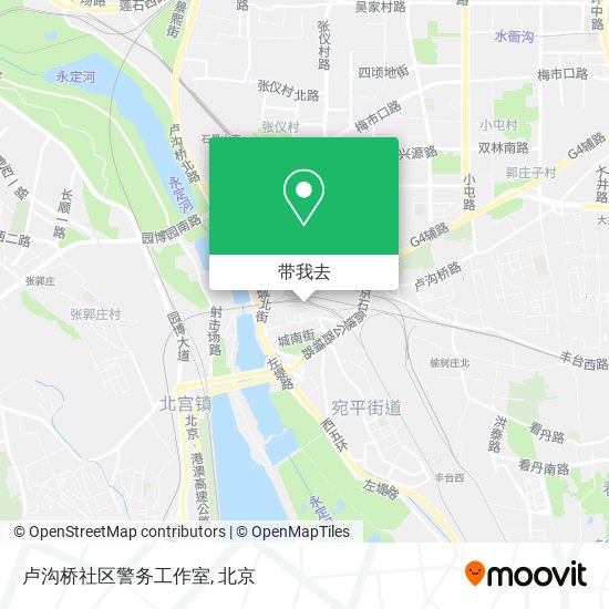卢沟桥社区警务工作室地图