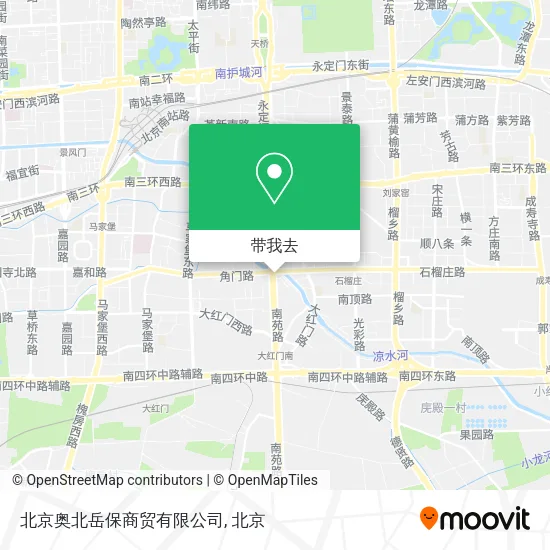 北京奥北岳保商贸有限公司地图