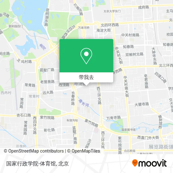 国家行政学院-体育馆地图