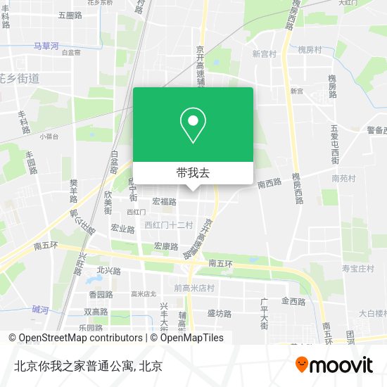 北京你我之家普通公寓地图