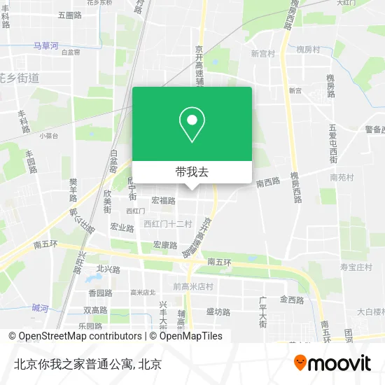 北京你我之家普通公寓地图