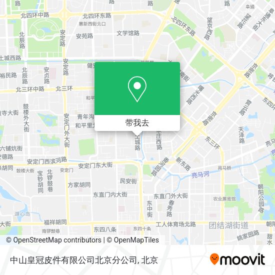 中山皇冠皮件有限公司北京分公司地图