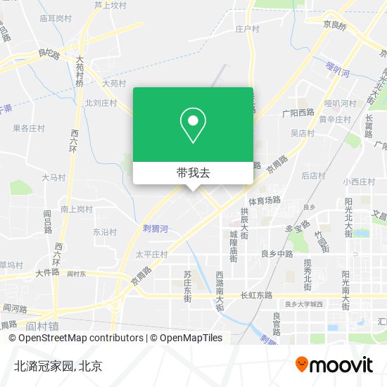 北潞冠家园地图