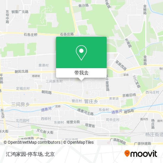 汇鸿家园-停车场地图