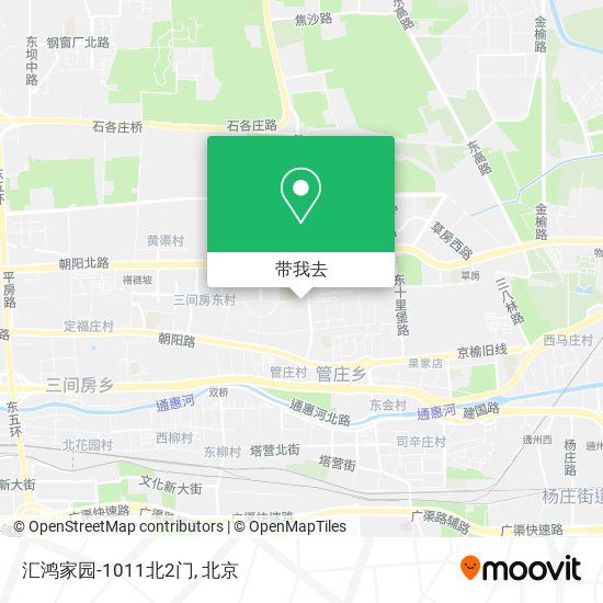 汇鸿家园-1011北2门地图