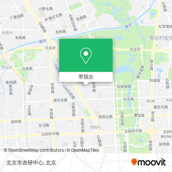 北京市农研中心地图