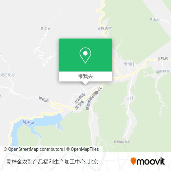 灵桂金农副产品福利生产加工中心地图
