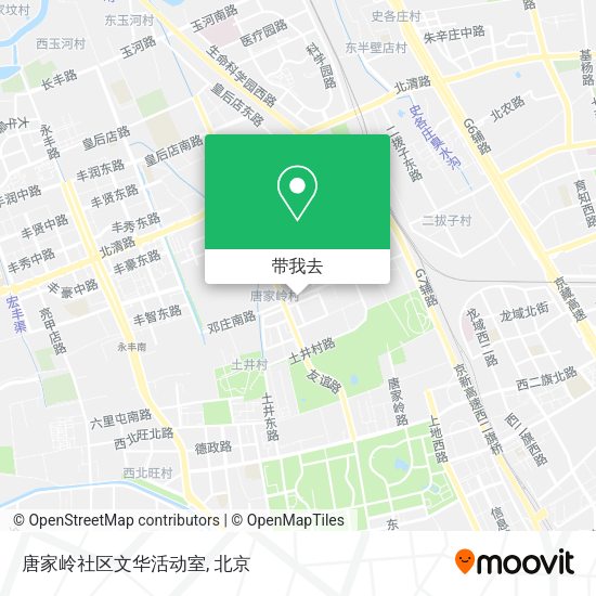 唐家岭社区文华活动室地图