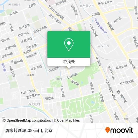 唐家岭新城t08-南门地图