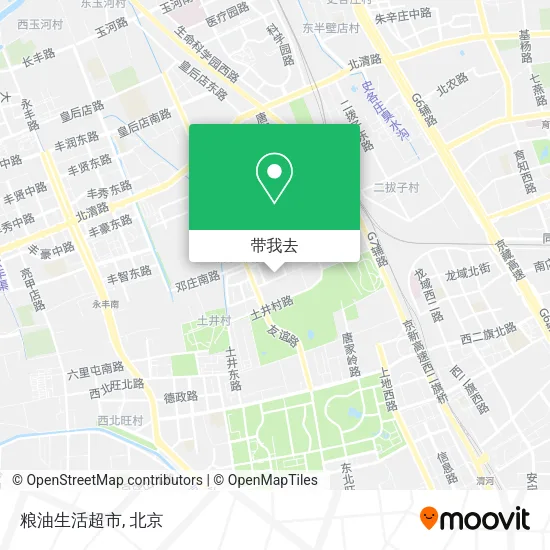 粮油生活超市地图