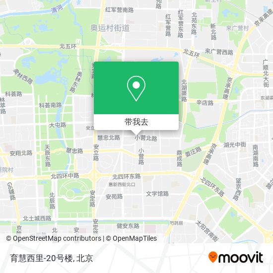 育慧西里-20号楼地图