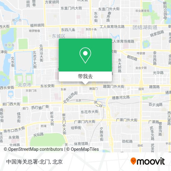 中国海关总署-北门地图