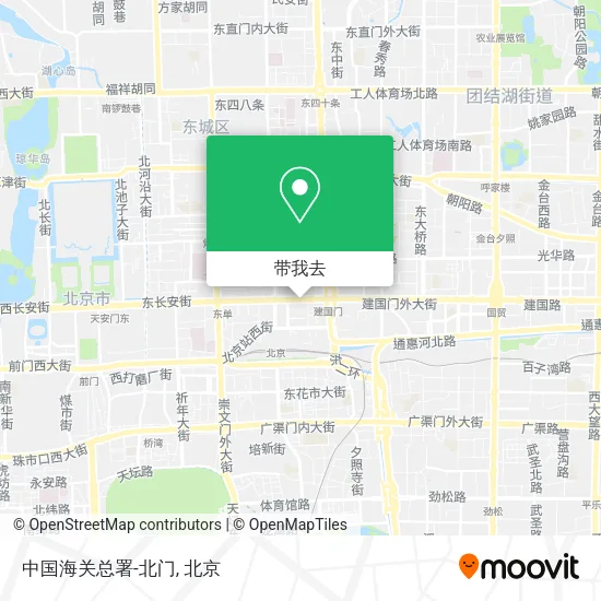 中国海关总署-北门地图