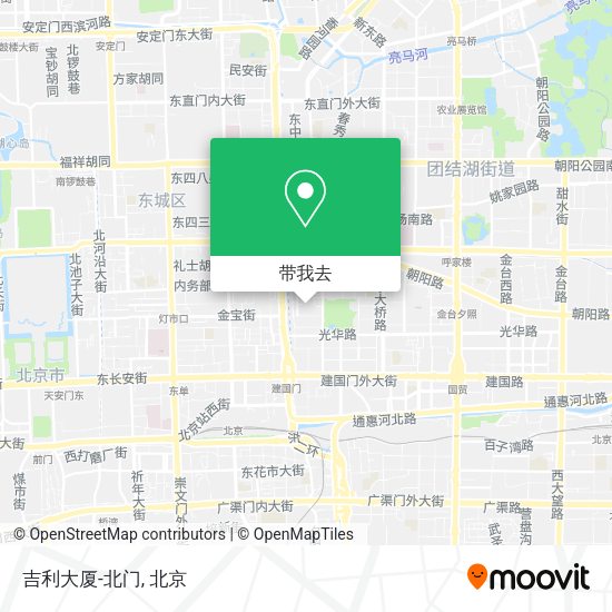 吉利大厦-北门地图