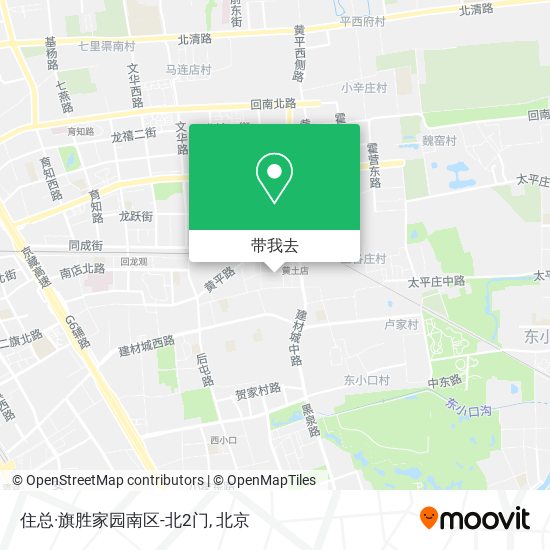 住总·旗胜家园南区-北2门地图