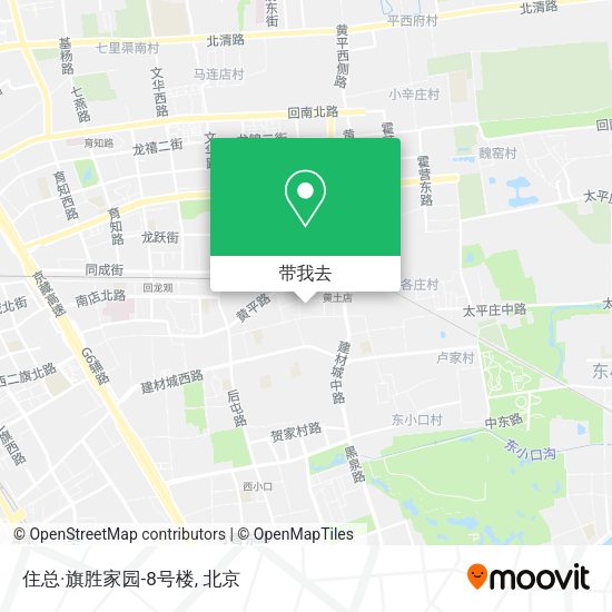 住总·旗胜家园-8号楼地图