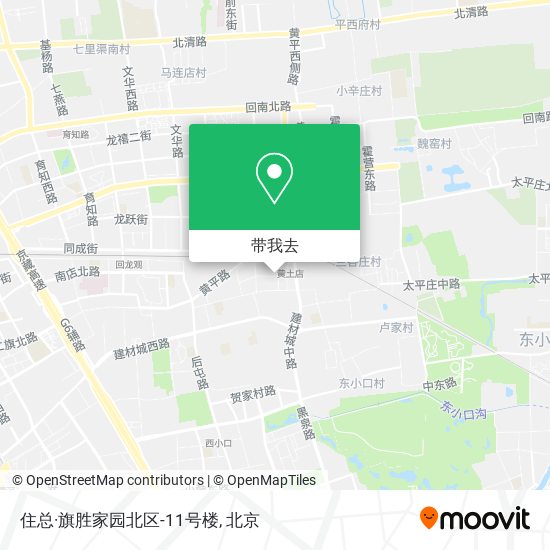 住总·旗胜家园北区-11号楼地图