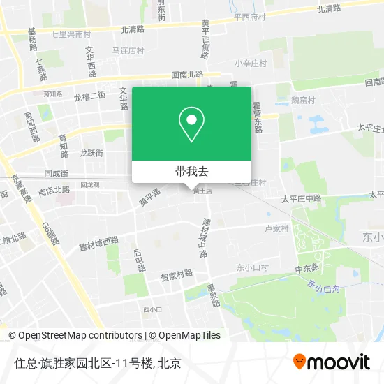 住总·旗胜家园北区-11号楼地图