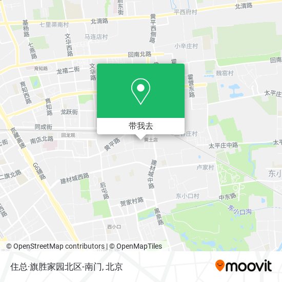 住总·旗胜家园北区-南门地图
