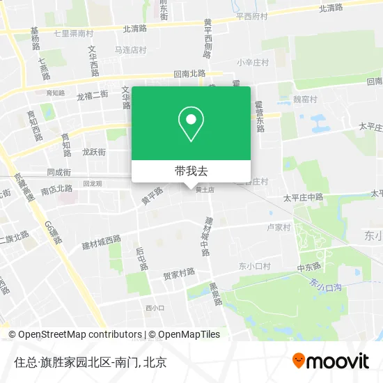 住总·旗胜家园北区-南门地图